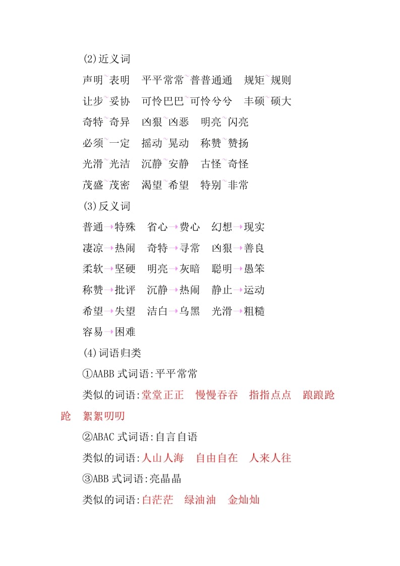 图片[2]-四年级语文下册第八单元知识小结-学习资料站