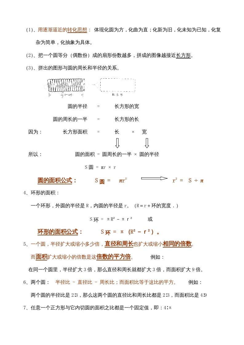 图片[3]-六年级数学上册第3单元归纳总结（人教版）-学习资料站