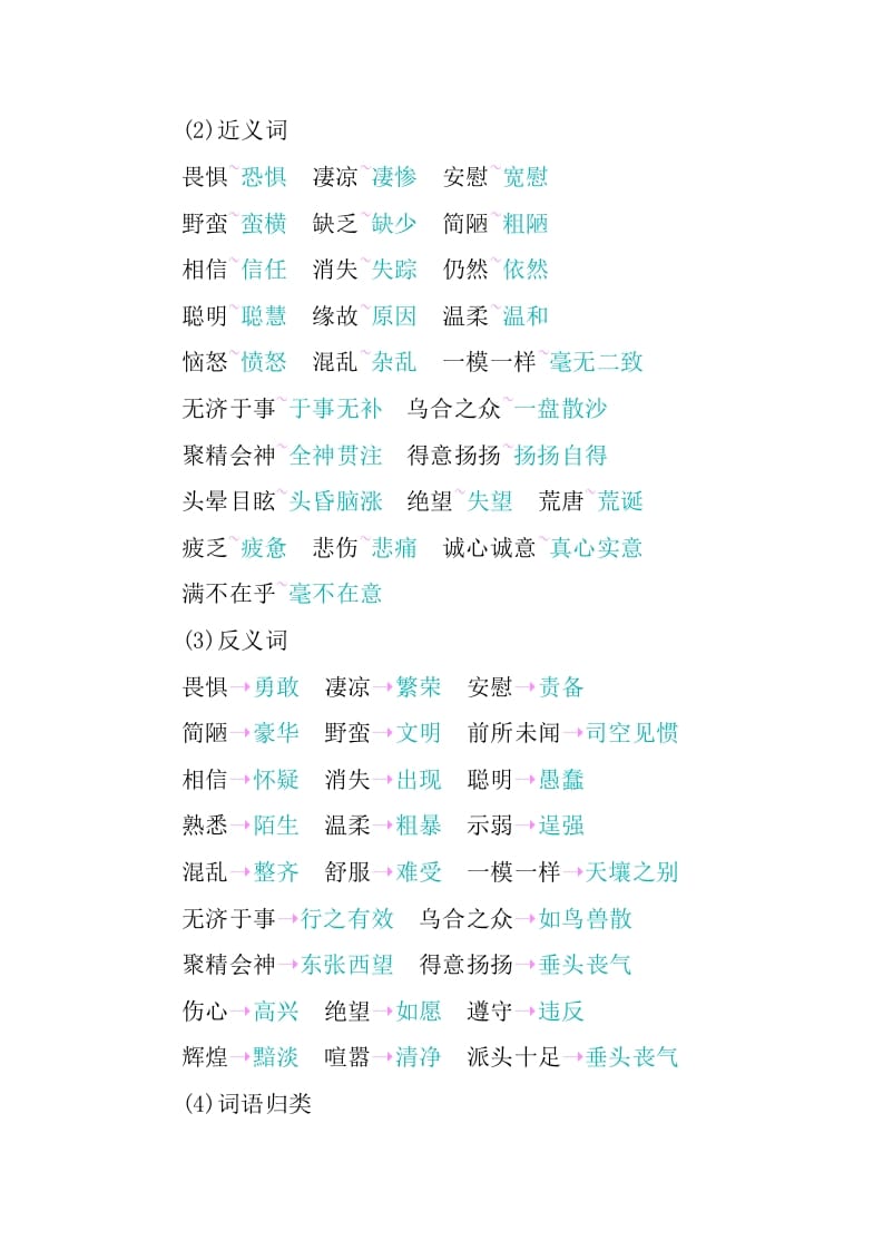 图片[2]-六年级语文下册第二单元知识小结-学习资料站