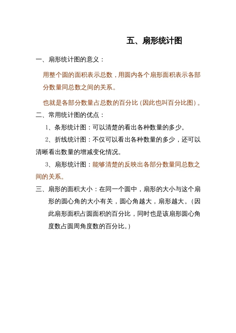 六年级数学上册第5单元归纳总结（人教版）-学习资料站