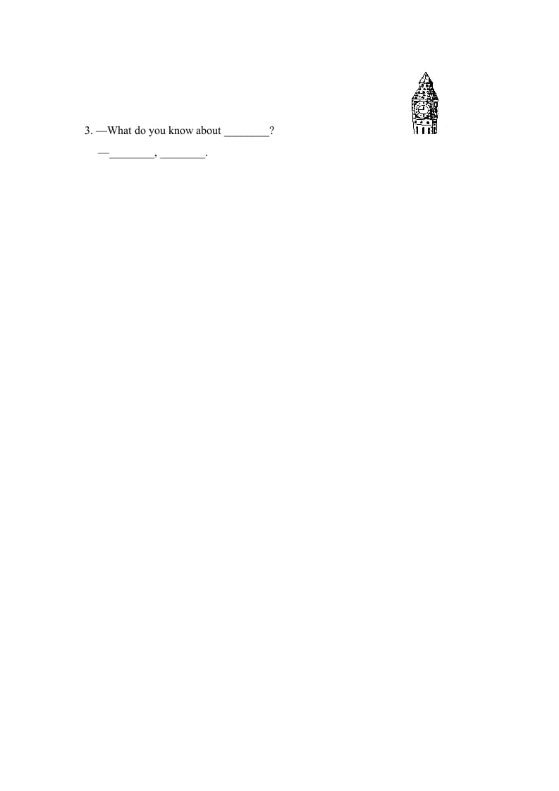 图片[2]-六年级英语上册Unit2_Lesson2课时训练（人教版一起点）-学习资料站