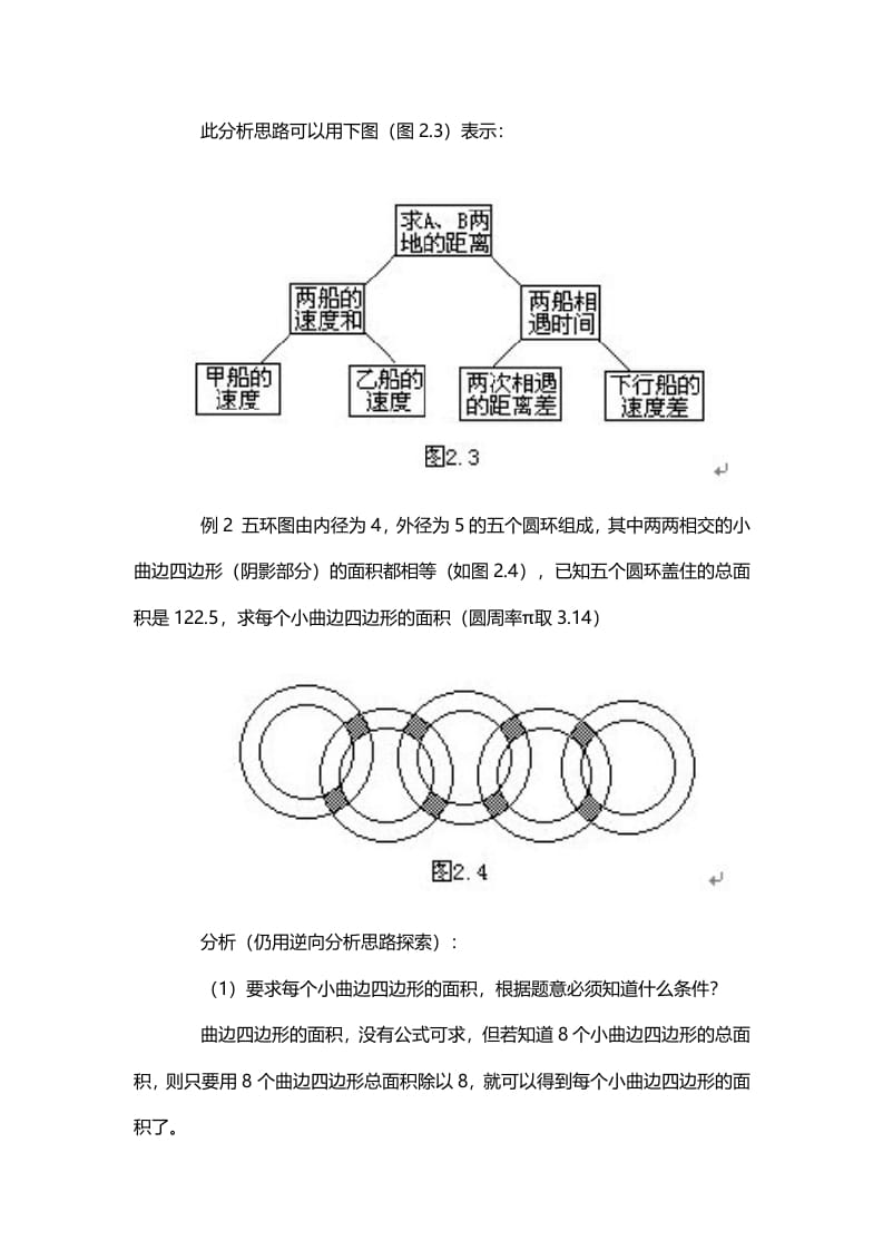 图片[2]-二年级数学下册2、逆向分析思路-学习资料站