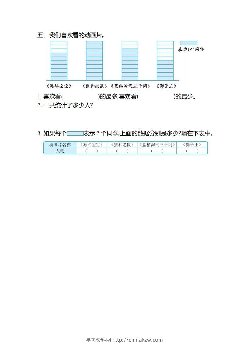 图片[3]-二（下）人教版数学第一单元检测卷.2-学习资料站