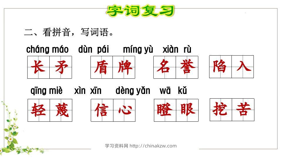 图片[3]-五年级语文下册第6单元知识点课件（部编版）-学习资料站