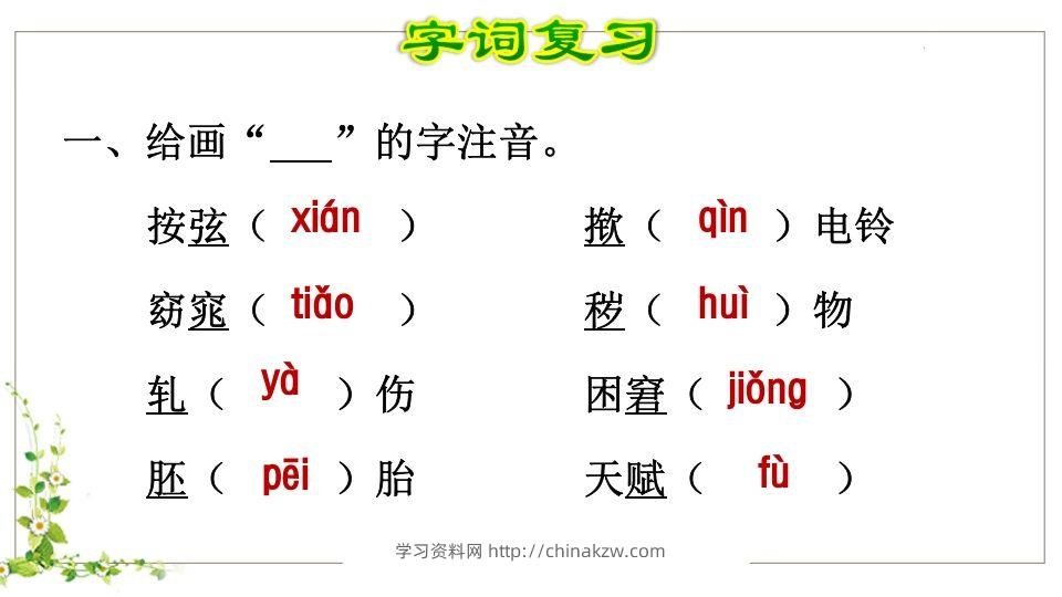 图片[2]-五年级语文下册第8单元知识点课件（部编版）-学习资料站
