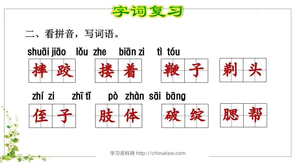 图片[3]-五年级语文下册第5单元知识点课件（部编版）-学习资料站