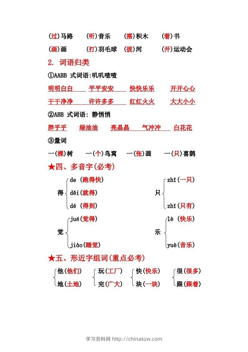 图片[2]-一下语文第三单元10个必备知识点-学习资料站