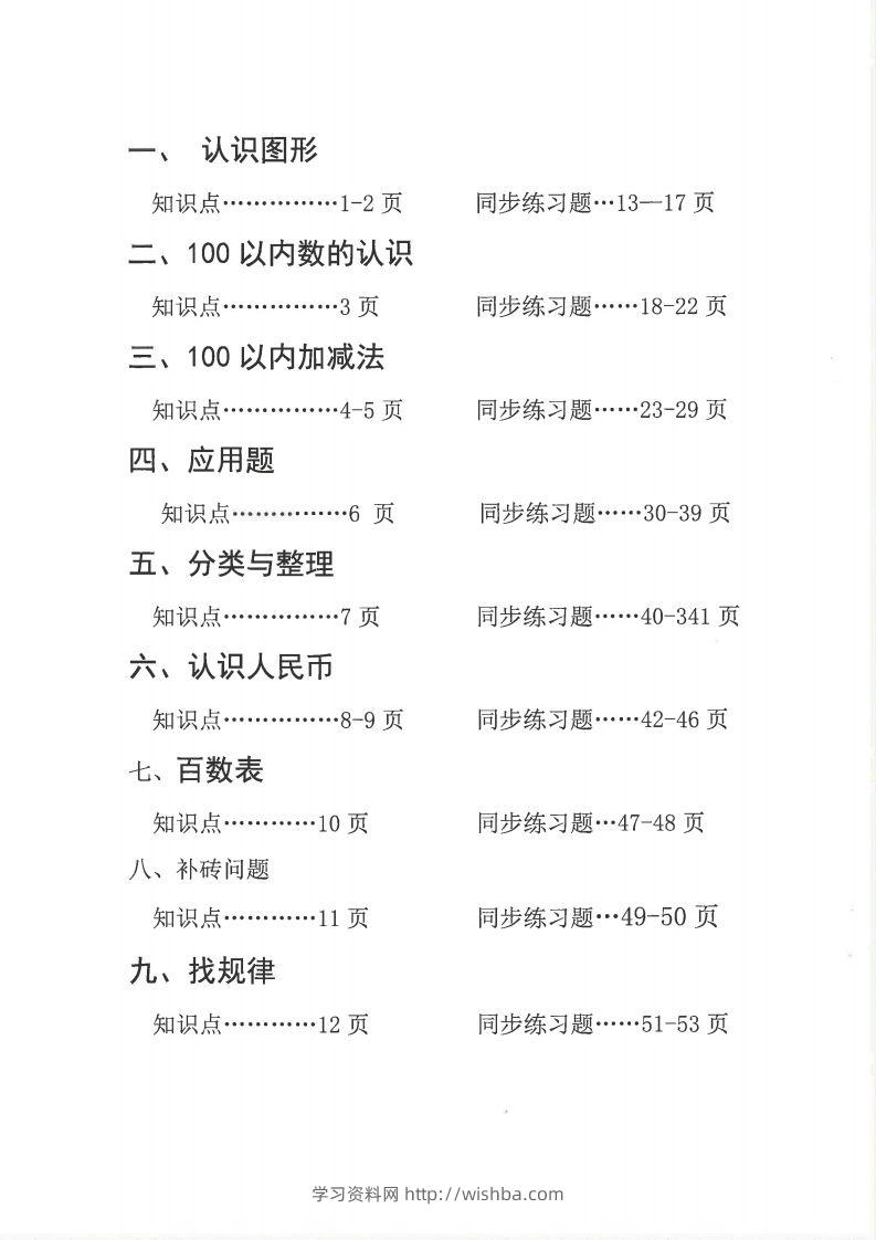 图片[2]-2025新一年级下册数学九大专项合集-学习资料站